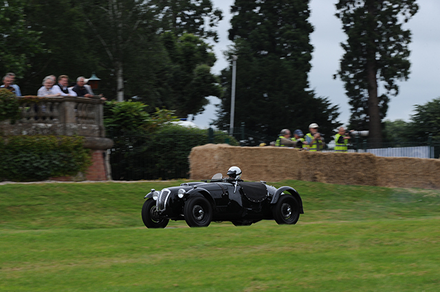 Guy Broad in the Frazer Nash Le Mans Replica