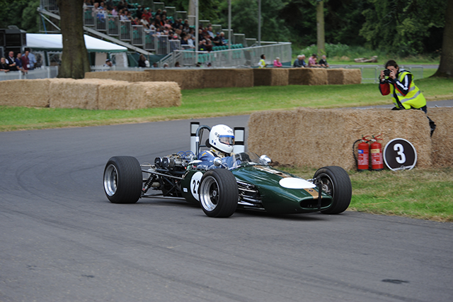 Martin Jones, Brabham BT21-B at Chateau Impney Hill Climb, Droitwich