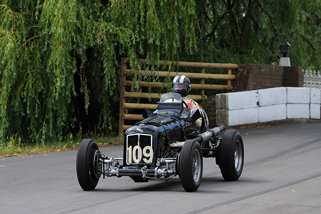 ERA R4D at the Chateau Impney Hill Climb, Droitwich