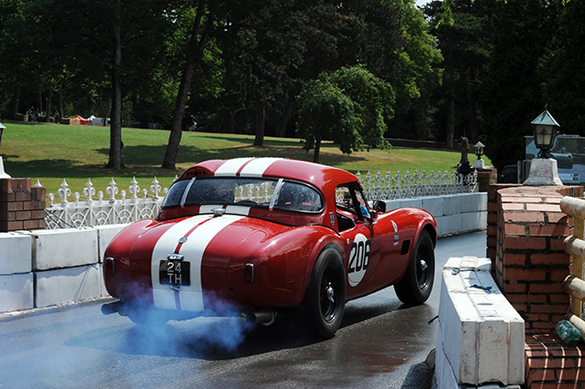 Martin Hunt in the AC Cobra