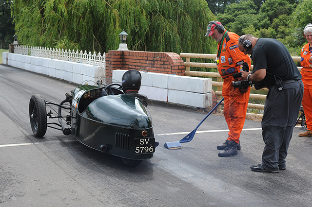 Iain Stewart in the Morgan Super Aero