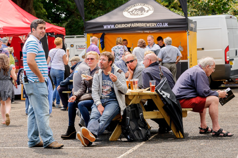 Spectators at the Chateau Impney Hill Climb, Droitwich